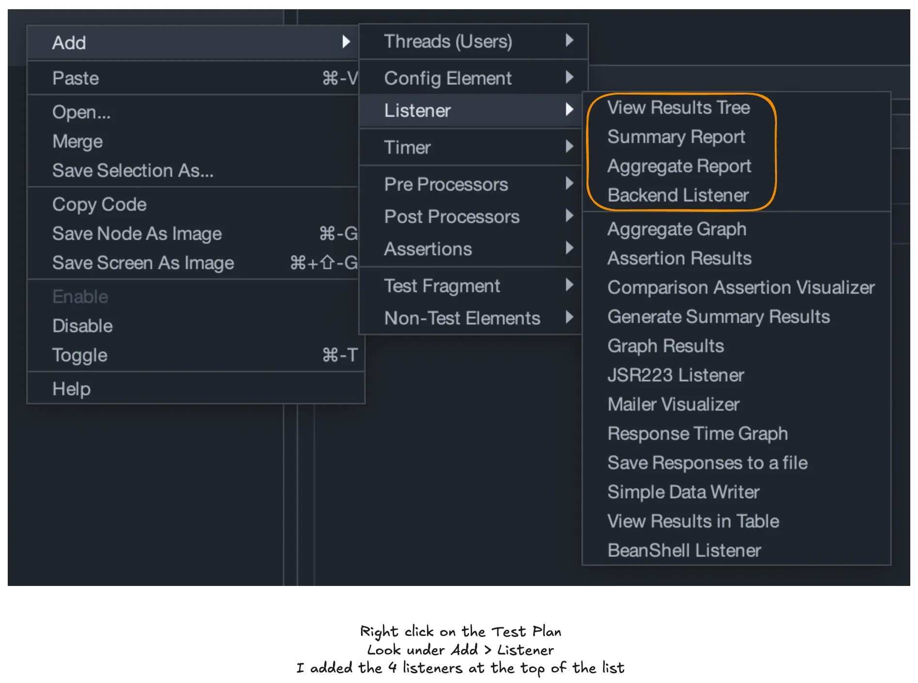 JMeter Test Plan screenshot